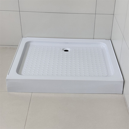 Kabina Prysznicowa Przesuwna Czarna Loft 120 x 90 + Brodzik Biały 14 Cm + Syfon