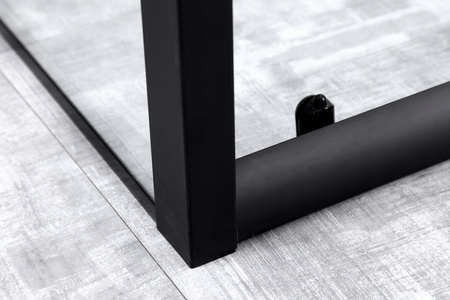 Kabina Prysznicowa Czarna Loft 100 x 80 Przesuwna + Brodzik Biały 14 cm + Syfon